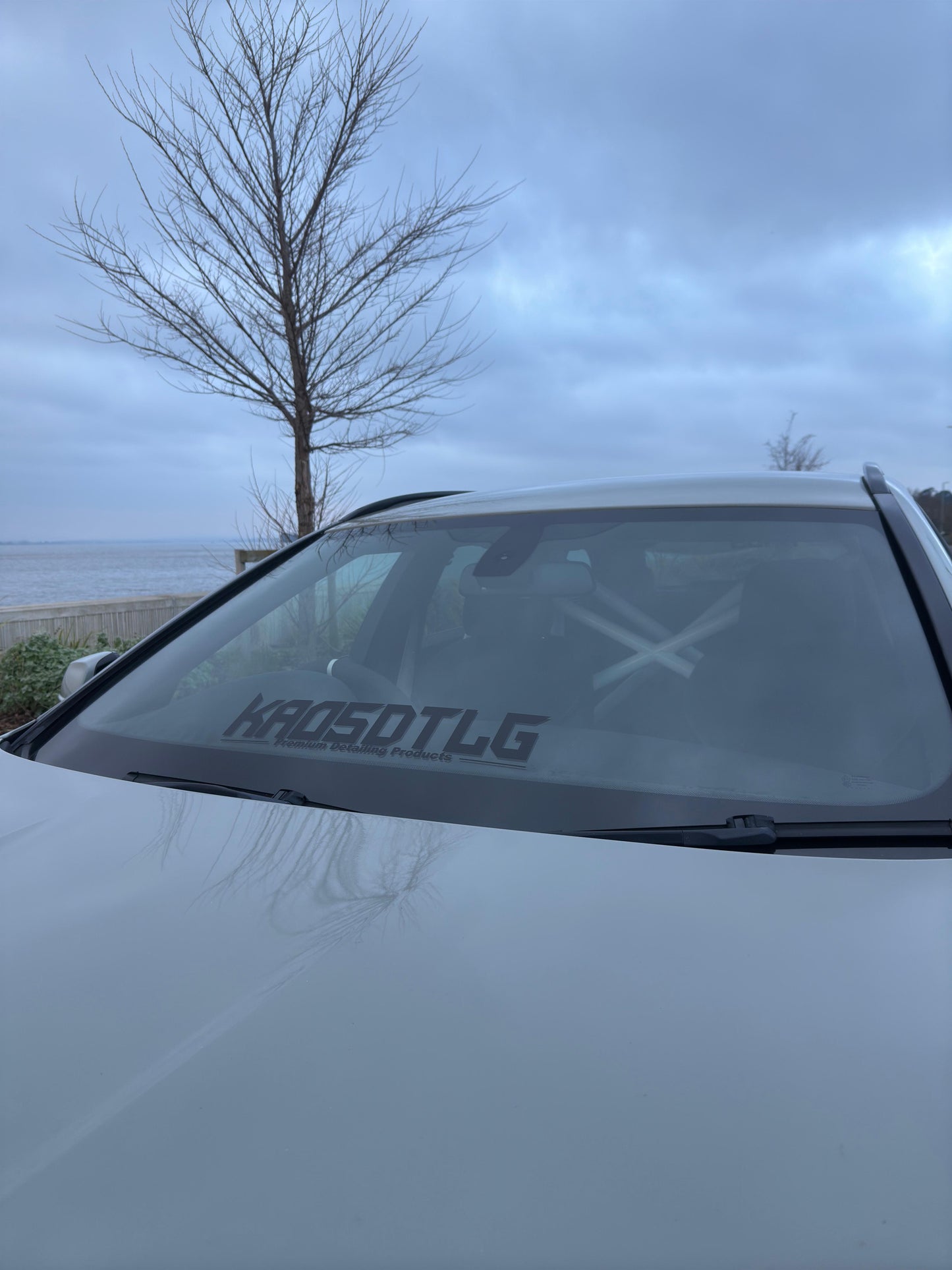 KAOSDTLG Windscreen banner Matt black