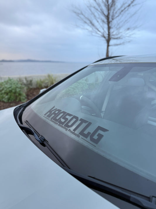 KAOSDTLG Windscreen banner Matt black