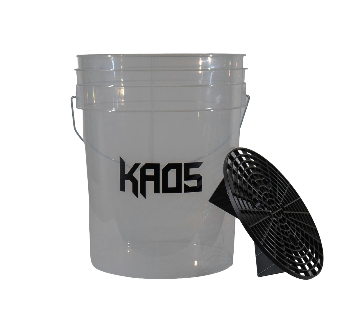 Kaos 20L Clear Wash Bucket with Grit Guard