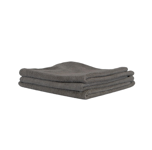 Kaos 3 Pack Grey Microfibre Cloth 40x40cm