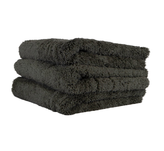 Kaos 3 Pack Plush Ultra soft Microfibre buffing Cloth 40x40cm